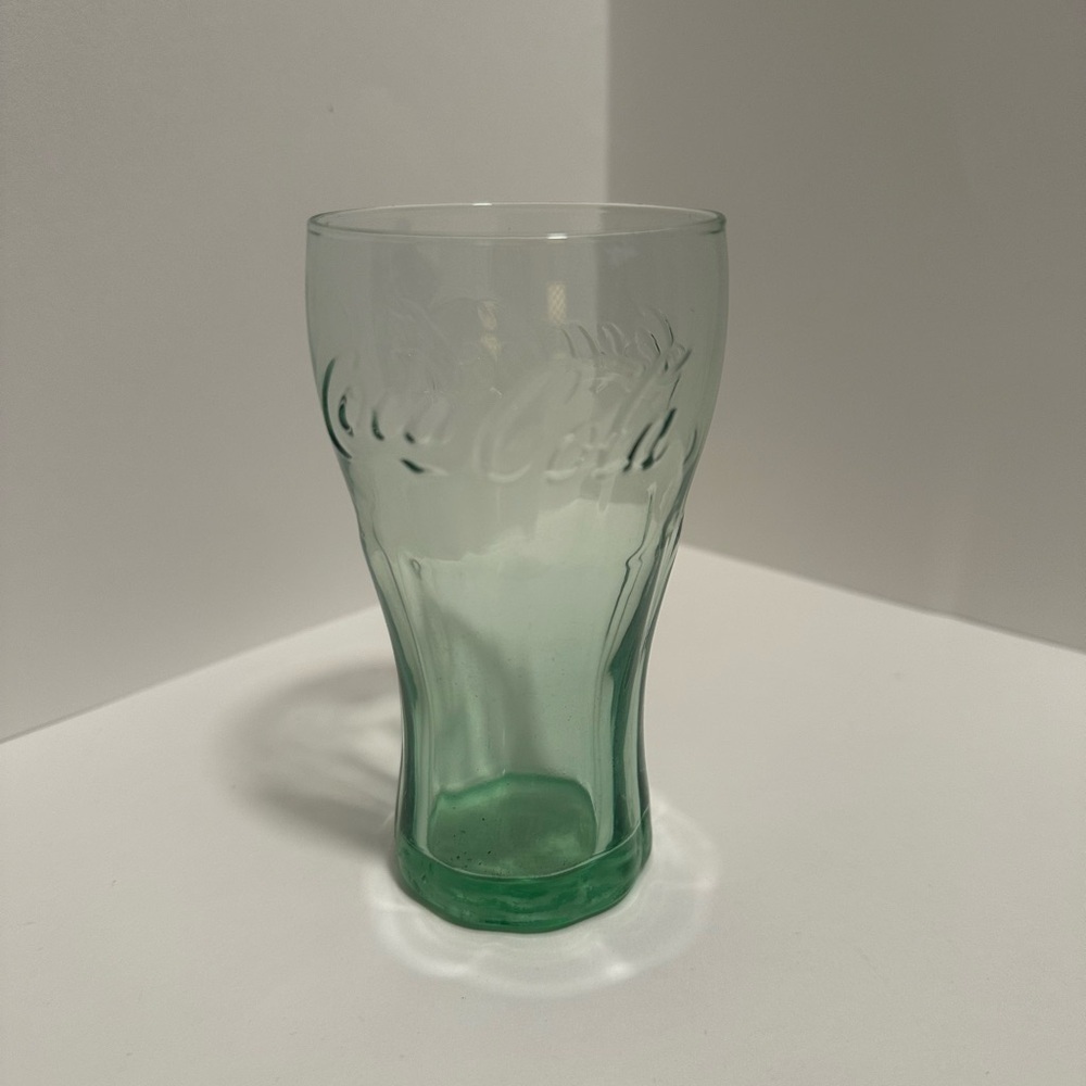 Vintage Tinted Coke Glass
